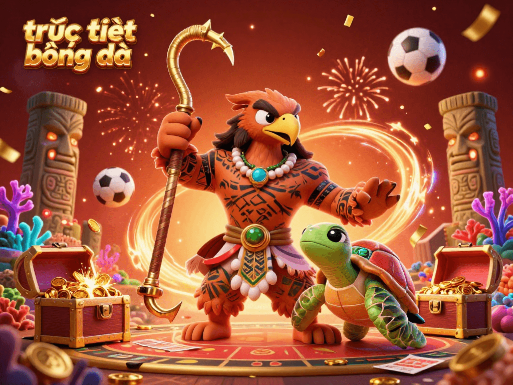 Experience trực tiếp bóng đá excitement with dynamic sports themes and captivating visual elements in this vibrant illustration.