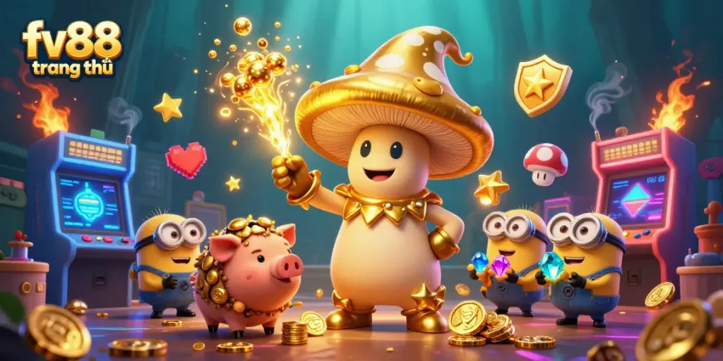 Experience the thrill of gaming at fv88 trang chủ with a vibrant and magical casino scene.