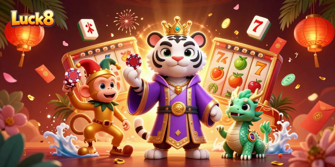 Engage with Luck8's vibrant casino experience, featuring exciting slots with rich visuals and dynamic gameplay elements.