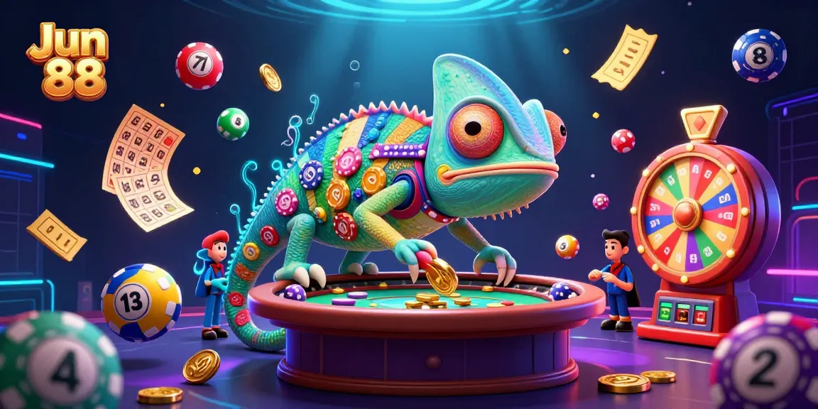 Experience thrilling games at Jun 88, where the exciting casino atmosphere awaits players with colorful visuals.