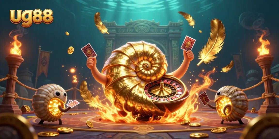 Experience thrilling gameplay with ug88 as the ancient nautilus spins a roulette wheel.