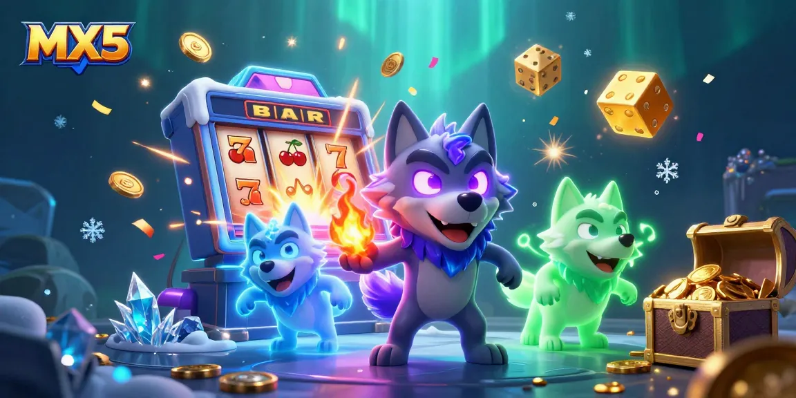 Win big with MX5 as a shadow wolf leader and ghostly companions celebrate a jackpot explosion.